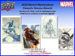 2018 Upper Deck Marvel Masterpieces Hobby Box PRESALE 10/17/18
