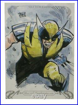 2018 Upper Deck Marvel Masterpieces Wolverine Sketch Card Apri Kusbiantoro 1/1