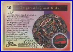 2019 Flair Marvel 1994 Flair Buybacks 15/20 Ghost Rider Origin of #30 x9h