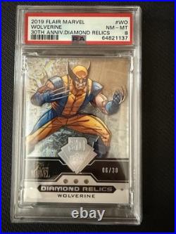 2019 Flair Marvel Wolverine 30th Anniversary Diamond Relics