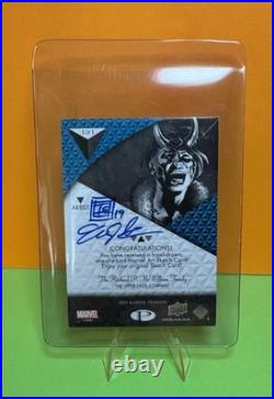 2019 Loki Marvel Premier Upper Deck 1/1 Sketch Card With Autograph