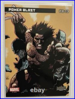 2019 Marvel Flair Power Blast PB-13 Wolverine Chase Insert SSP Card Hobby Only