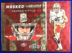 2019 Spectra Masked Marvels Superfractor Non Auto George Kittle 1/1 49ers