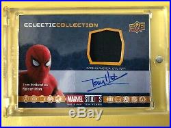 2019 UD Marvel First Ten Years TOM HOLLAND ECLECTIC RELIC AUTOGRAPH AUTO SSP