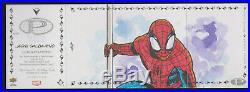 2019 UD Marvel Premier Jason Saldajeno 4 Panel Sketch 1/1 Spider-Man & Foes