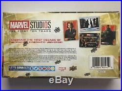 2019 Upper Deck MARVEL STUDIOS THE FIRST TEN(10) YEARS sealed hobby box