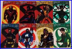 2019 Upper Deck Marvel Flair 10 Card BASE STAINED GLASS INSERT Set SG-1 to SG-10