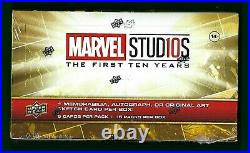 2019 Upper Deck Marvel Studios The First 10 Years Trading Cards Sealed Hobby Box