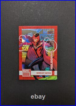 2020-21 Marvel Annual Scarlet Witch Hologram /21 Upper Deck PLEASE READ
