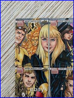 2020-21 Marvel Annual Viskratos 4 Panel Achievement New Mutants Magik Etc