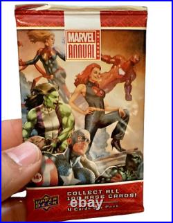 2020-21 UPPER DECK MARVEL ANNUAL TRADING CARDS BRAND NEWithSEALED 22 PACKS