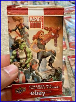 2020-21 UPPER DECK MARVEL ANNUAL TRADING CARDS BRAND NEWithSEALED 22 PACKS