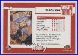 2020-21 Upper Deck Marvel Annual Hologram 9/21 Black Cat #7 bq7