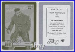 2020-21 Upper Deck Marvel Annual Printing Plate Yellow 1/1 Bishop #86 rz6