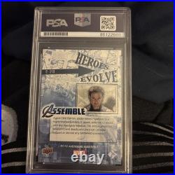 2020 Marvel Avengers Jeremy Renner as Hawkeye LNDA-JR PSA COA Auto Signed