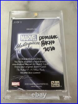 2020 Marvel Masterpieces Sketch Card 1/1 Hawkeye & Antman By Dominic Pacho Rare 2020 Marvel Masterpieces Sketch Card 1/1 Hawkeye & Antman By Dominic Pacho Rare