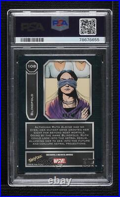 2020 Marvel X-Men Metal Universe High Series PMG Green 6/10 Blindfold PSA 7 0w9f 2020 Marvel X-Men Metal Universe High Series PMG Green 6/10 Blindfold PSA 7 0w9f