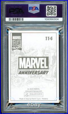 2020 Panini Marvel 80 Years 114 Amazing Spiderman 378 Carnage Venom POP 2 PSA 10