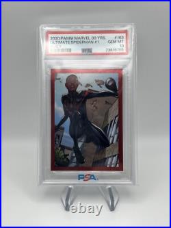 2020 Panini Marvel 80 Years Miles Morales Spider-Man #163 PSA 10 GEM MINT POP 2