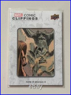 2020 UD Marvel Ages Comic Cuts 1972 Tomb of Dracula #1 40/55 First