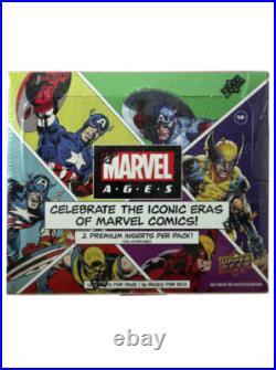 2020 Upper Deck Marvel Ages Trading Cards Sealed Hobby Box