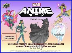 2020 Upper Deck Marvel Anime Trading Cards Factory Sealed Hobby Box