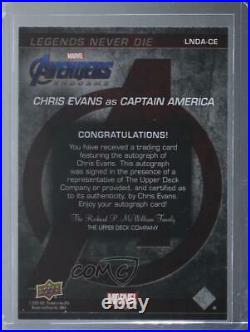 2020 Upper Deck Marvel Avengers Endgame & Captain Chris Evans #LNDA-CE Auto 3kg