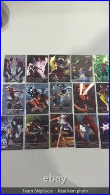 2020 Upper Deck Marvel Masterpieces Battle Spectra Full Set BS1BS15 G2U