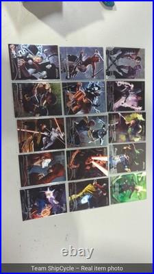 2020 Upper Deck Marvel Masterpieces Battle Spectra Full Set BS1BS15 G2U