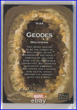 2020 Upper Deck Marvel X-Men Metal Universe Geodes SSP Wolverine #G-24 0hy9