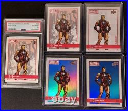 2021-2022 Marvel Annual Upperdeck PSA 10? Iron Man (Base)? , Plus Bonus Cards