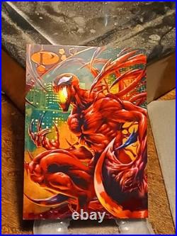 2021 (2023) Upper Deck Marvel Premier Carnage Red Foil ALPHA 1/25 #6 SSP 2021 (2023) Upper Deck Marvel Premier Carnage Red Foil ALPHA 1/25 #6 SSP