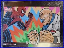 2021-22 Marval Annual Sketch Card Spiderman Vs Kingpin 1/1 Alfredo Lopez Jr