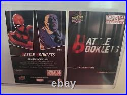 2021-22 Marval Annual Sketch Card Spiderman Vs Kingpin 1/1 Alfredo Lopez Jr