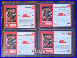 2021-22 Marvel Annual Spider-Man Variant Card Lot Silver Green