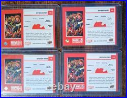 2021-22 Marvel Annual Spider-Man Variant Card Lot Silver Green