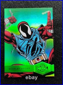 2021 Marvel Metal Universe Spider-Man Scarlet Spider Green PMG 04/10 Very Clean