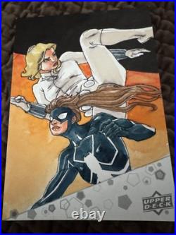 2021 Marvel Premier 1/1 Yelena Spider Women Leon Braojos 5x7