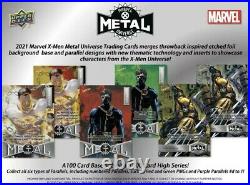 2021 Marvel X-MEN Metal Universe Trading Card Sealed Box Upper Deck IN HAND