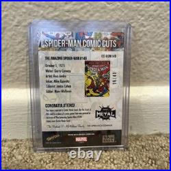 2021 Skybox Marvel Metal Universe Spider-Man #149 Spider-Man Comic Cuts 38/40