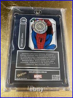 2021 Spider-Man Skybox Marvel Metal GREEN CUSTOM PMG ART CARD