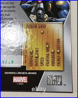 2021 UD Marvel X-Men BISHOP PMG Precious Metal Gems Green SSP # 10/10 Last! NM