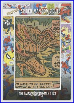 2021 Upper Deck Marvel Metal Universe Spider-Man Comic Cuts 34/40 #CC-ASM133