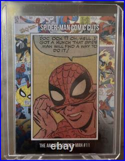 2021 Upper Deck Marvel Metal Universe Spider-Man Comic Cuts CC-ASM11 #29/40