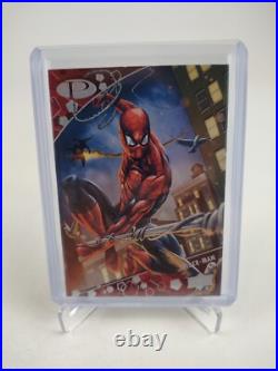 2021 Upper Deck Marvel Premier Base Parallel #40 Spider-Man 14/99