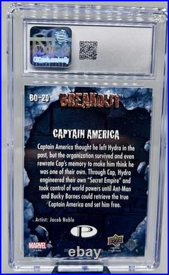 2021 Upper Deck Marvel Premier Breakout SSP Captain America GEM MINT 10