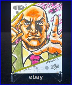 2021 Upper Deck Marvel Premier Professor X Sketch 1/1 One of One