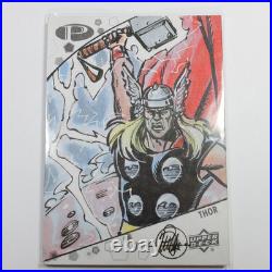 2021 Upper Deck Premier Marvel 1 Thor Hand Drawn Autograph Card #59904L