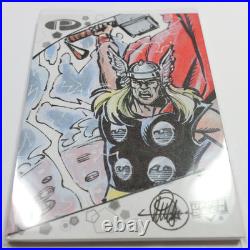 2021 Upper Deck Premier Marvel 1 Thor Hand Drawn Autograph Card #59904L