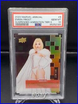 2022-23 Marvel Annual Emma Frost Suspended Animation Tier 3 170/199 PSA 10